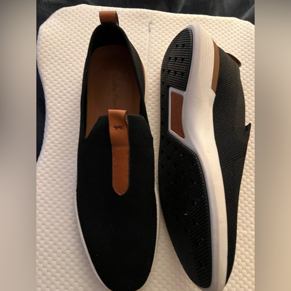 Black and Brown Men's Slip-On switknit Loafers